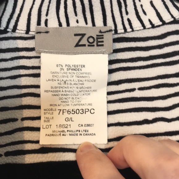 Mix Stripes made in Canada tunic buttons shirt - Picture 8 of 8